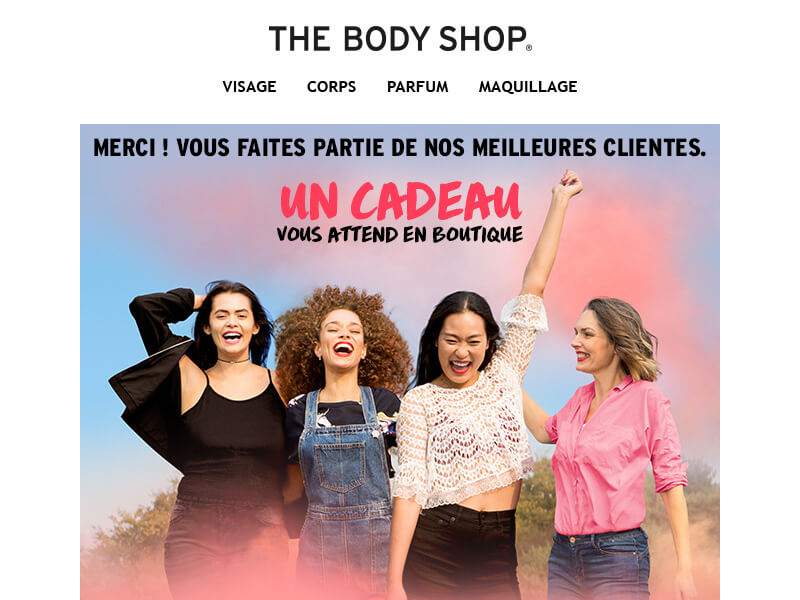 THE BODY SHOP / Emailing